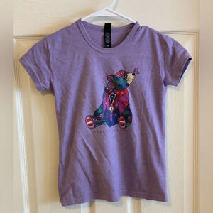 Canmore Alberta Canada bear tee shirt girls size 12